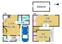 GNスタイル ～平成１８年建築、２ＬＤＫ＋屋根裏収納付き～
令和７年６月リフォーム済み♪お引き渡し後すぐに新生活が始められます。
駐車場はカーポート付き♪