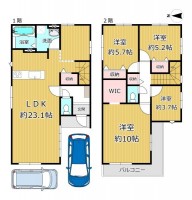 GNスタイル ★１号棟４ＬＤＫ
★約２３帖の広々ＬＤＫ♪ご家族でゆったりと過ごしていただけます。
