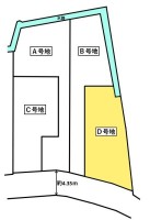 GNスタイル ≪Ｄ号地≫建築条件付き土地
土地面積約３７．８９坪