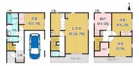 GNスタイル ★２０２６年４月完成予定３ＳＬＤＫ
★約１８．７帖の広々ＬＤＫ！南向きのバルコニーから明るい光が差し込みます♪
