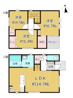 GNスタイル ★南東角地３ＬＤＫのオール電化住宅です！
★リビングで遊ぶお子様を見守りながらお料理ができる対面キッチン♪
