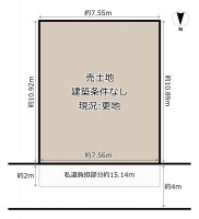 GNスタイル ★建築条件なし売土地！お好きなハウスメーカーで建築可能です♪
★有効土地面積約２４．９５坪、間口約７．５６ｍの整形地！
